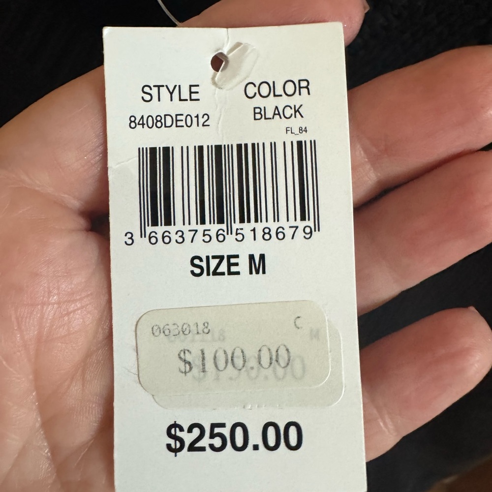 Carven V Neck Black V Neck Top with Multicolor Fringe - Picture 6 of 6